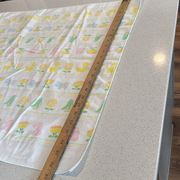 Set of two vintage Riegel duck baby flannel receiving blankets - Picture 6 of 7